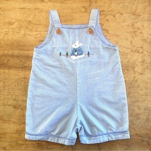 Rebecca Raggs 3T Bunny Romper EUC